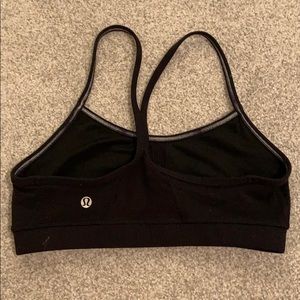 LULU LEMON black sports bra
